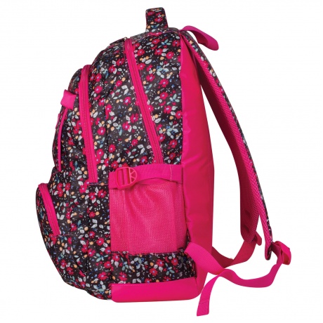 Рюкзак BRAUBERG для старшеклассников/студентов/молодежи, узоры, Цветы, 26 литров, 45х31х12 см, 226357 - фото 2