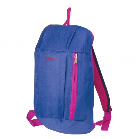 Рюкзак STAFF Air, универсальный, сине-розовый, 40х23х16 см, 226374 - фото 3