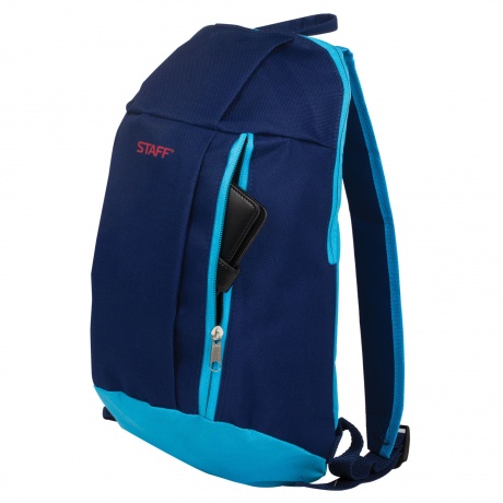 Рюкзак STAFF Air, универсальный, сине-голубой, 40х23х16 см, 226375 - фото 6