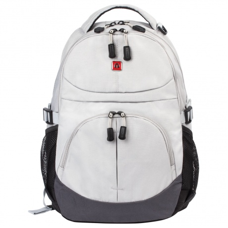 Рюкзак B-PACK S-07 (БИ-ПАК) универсальный, уплотненная спинка, облегчённый, белый, 46х32х15 см, 226954 - фото 1
