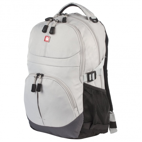 Рюкзак B-PACK S-07 (БИ-ПАК) универсальный, уплотненная спинка, облегчённый, белый, 46х32х15 см, 226954 - фото 4