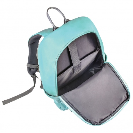 Рюкзак BRAUBERG молодежный, Лайт, мятный цвет, 45х30х12 см, 227077 - фото 7