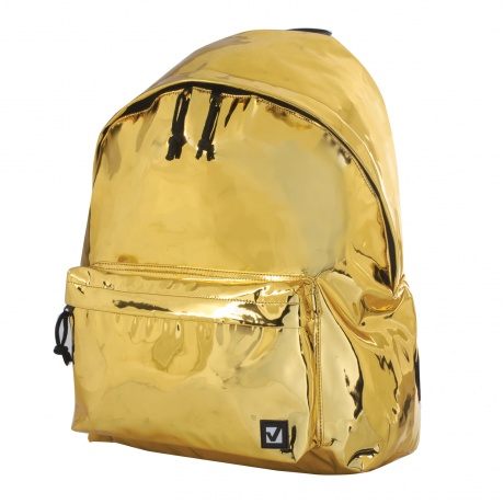 Рюкзак BRAUBERG молодежный, сити-формат, Винтаж, светло-золотой, 41х32х14 см, 227094 - фото 5