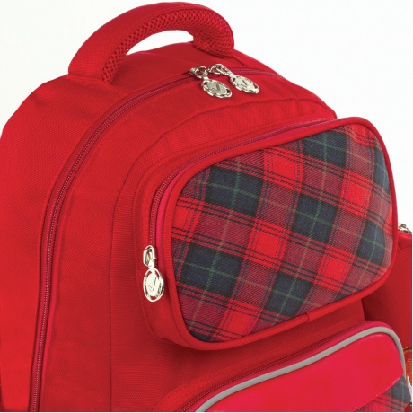 Рюкзак BRAUBERG с пеналом в комплекте, эрго-спинка, для девочек, Лиса, 42х29х14 см, 227852 - фото 6