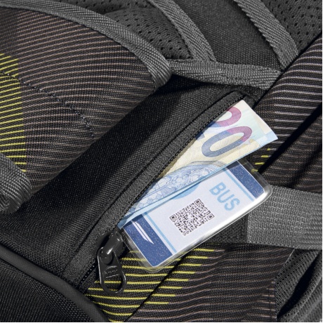 Рюкзак Coocazoo ScaleRale Polygon Bricks Grey черный/зеленый (00183924) - фото 7