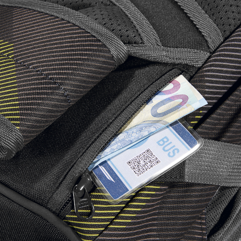 Рюкзак Coocazoo ScaleRale Polygon Bricks Grey черный/зеленый (00183924) - фото 7