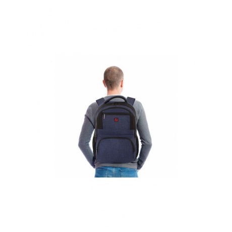 Рюкзак BRAUBERG универсальный, с отд.для ноутбука, DALLAS, синий, 45х29х15 см - фото 12