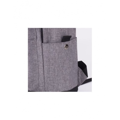 228842, Рюкзак BRAUBERG универсальный, сити-формат, Grey Melange, с защитой от влаги, 43х30х17 см - фото 9