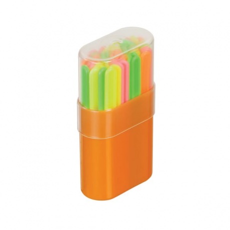 Счетные палочки СТАММ (50 штук) многоцветные, в пластиковом пенале, СП04, (15 шт.) - фото 1