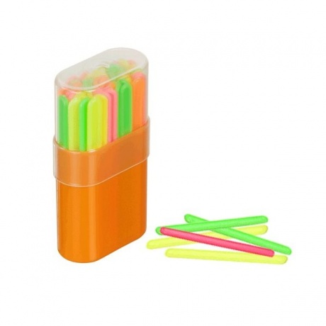Счетные палочки СТАММ (50 штук) многоцветные, в пластиковом пенале, СП04, (15 шт.) - фото 2