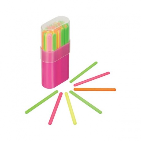 Счетные палочки СТАММ (30 штук) многоцветные, в пластиковом пенале, СП06, (20 шт.) - фото 1