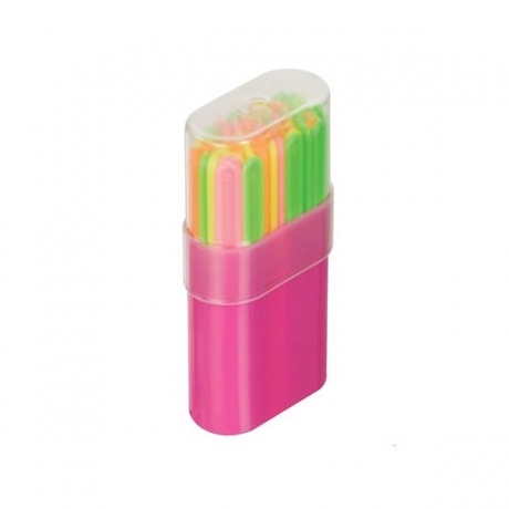 Счетные палочки СТАММ (30 штук) многоцветные, в пластиковом пенале, СП06, (20 шт.) - фото 2
