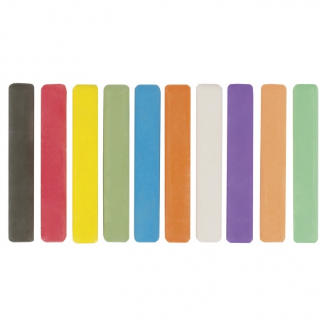 Мел цветной ПИФАГОР, набор 10 шт., квадратный, 221168, (Цена за 20 шт.) - фото 2
