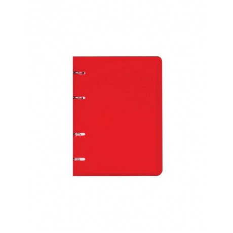 Тетрадь на кольцах, 80 л., BRAUBERG, А5, 160х205 мм, клетка, обложка пластик, Красный, 403252 - фото 2
