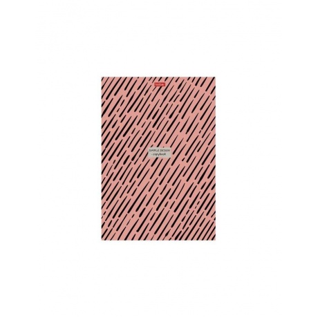 Тетрадь А4, 96 л., HATBER, гребень, клетка, обложка картон, Simple design (4 вида), 96Т4В1гр - фото 3