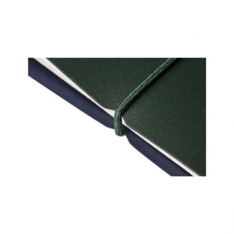 Тетрадь на кольцах А5 (175х220мм), 120л, пластик, с резинкой, HATBER METALLIC, темно-зелены - фото 4
