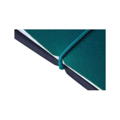 Тетрадь на кольцах А5 (175х220мм), 120л, пластик, с резинкой, HATBER METALLIC, темно-синий - фото 4