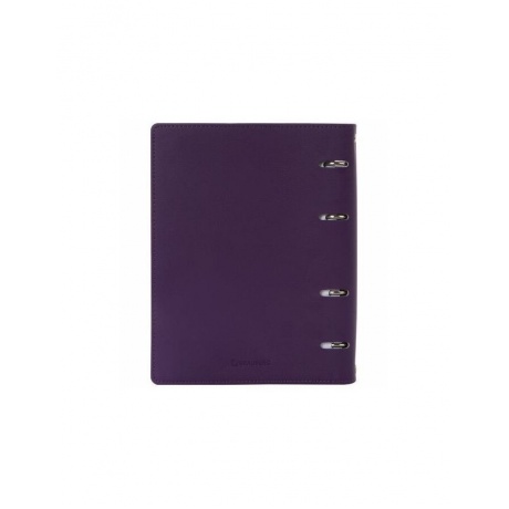 Тетрадь на кольцах А5 (180х220мм), 120л, кожзам, BRAUBERG Joy, фиолетовый/светло-фиолетовый - фото 8