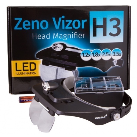 Лупа налобная Levenhuk Zeno Vizor H3 - фото 10