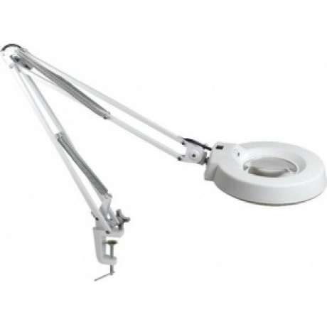 Лупа-лампа Kromatech бестеневая 10x, 120 мм, на струбцине, с под...