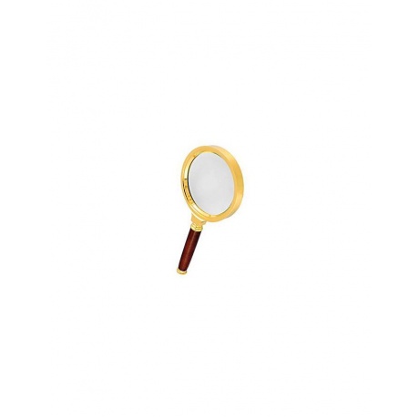 Лупа Kromatech ручная круглая 6х, 70 мм, в золотистой оправе - фото 1
