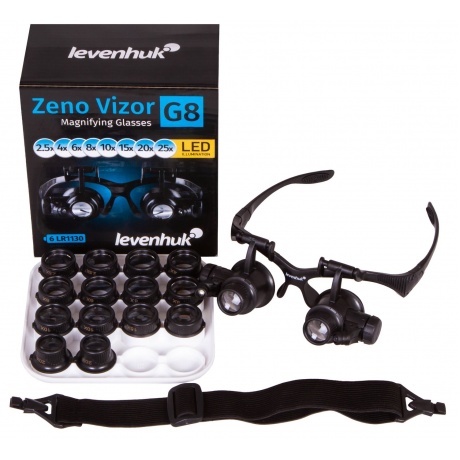 Лупа-очки Levenhuk Zeno Vizor G8 - фото 2