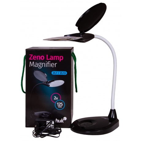 Лупа-лампа Levenhuk Zeno Lamp ZL7, черная - фото 2