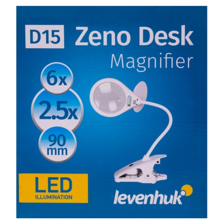 Лупа настольная Levenhuk Zeno Desk D15 - фото 3