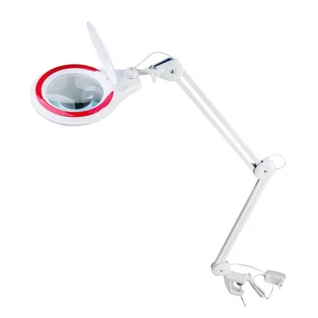 Лупа с подсветкой Veber 8608D 5D 5 дптр, 127 мм, на струбцине (2...