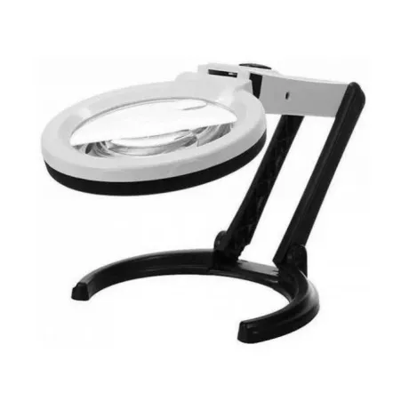 Лупа Kromatech настольная 2/8x, 90/25 мм, складная, с подсветкой...