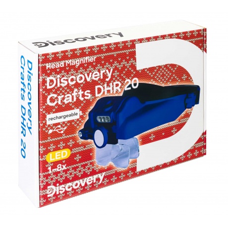 Лупа налобная с аккумулятором Discovery Crafts DHR 20 - фото 10