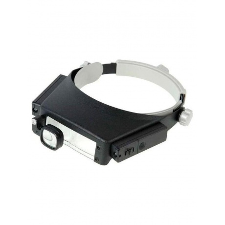 Лупа Kromatech налобная 1,5/3/6/8/17x, с подсветкой (2 LED) MG81...