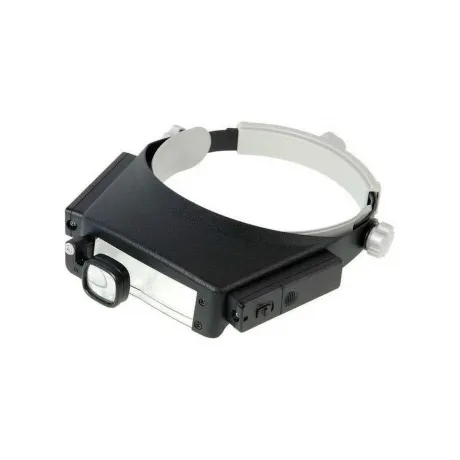 Лупа Kromatech налобная 1,5/3/6/8/17x, с подсветкой (2 LED) MG81...