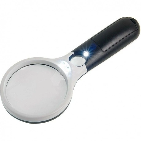 Лупа Veber 6902 (3х, 75мм, 20х, 22мм)