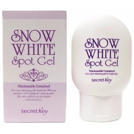 Гель для лица и тела осветляющий Secret Key Snow White Spot Gel 65 г - фото 2