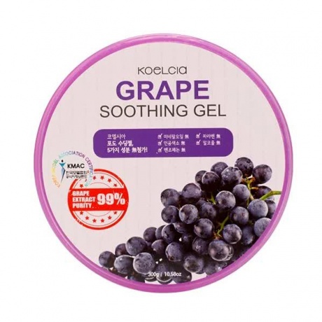 Увлажняющий гель с экстрактом винограда, 300г, KOELCIA KOELCIA Grape Soothing Gel, 300г - фото 1