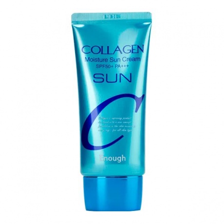 Солнцезащитный крем для лица Enough Collagen 3in1 Whitening Moisture Sun Сream SPF50 - фото 2