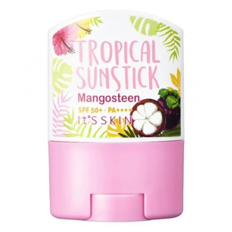 It's Skin Солнцезащитный стик для лица SPF50+ PA+++ Tropical Sun Stick Mangosteen, 17 г - фото 1