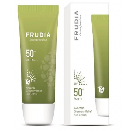 Frudia Солнцезащитный крем с авокадо SPF50+/PA ++++ Avocado Greenery Relief Sun Cream, 50 г - фото 1
