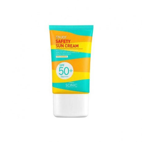 SCINIC Солнцезащитный крем ENJOY Safety Sun Cream SPF50+PA++(50 мл) - фото 1