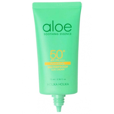 Солнцезащитный крем с алоэ Holika Holika Aloe Waterproof Sun Cream SPF 50+ PA ++++ - фото 2