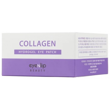 Патчи для глаз гидрогелевые Eyenlip Collagen Hydrogel Eye Patch 84гр 60шт - фото 4