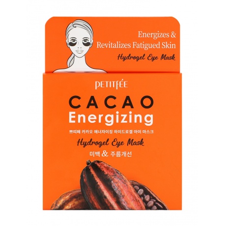 Разглаживающие гидрогелевые патчи для области вокруг глаз с экстрактом какао, 60 шт, PETITFEE Cacao Energizing Hydrogel Eye Mask, 60pcs - фото 2