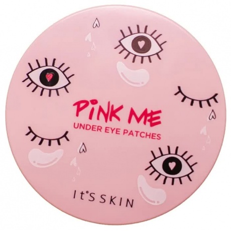 It's Skin Гидрогелевые патчи Pink Me Under Eye Mask, 100г/60шт - фото 1