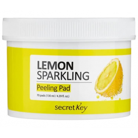 Пилинг-диски для лица с экстрактом лимона Lemon Sparkling Peeling Pad - фото 1