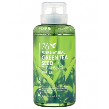 Очищающая вода с экстрактом зеленого чая 76 Pure Natural Green Tea Cleansing Water - фото 1