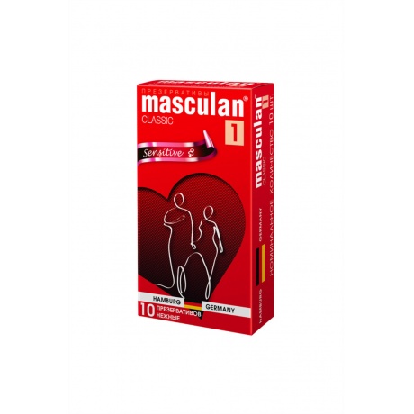 Презервативы Masculan Classic 1, 10 шт. Нежные (Senitive) ШТ - фото 2