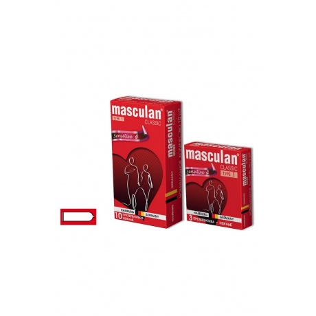 Презервативы Masculan Classic 1, 10 шт. Нежные (Senitive) ШТ - фото 3