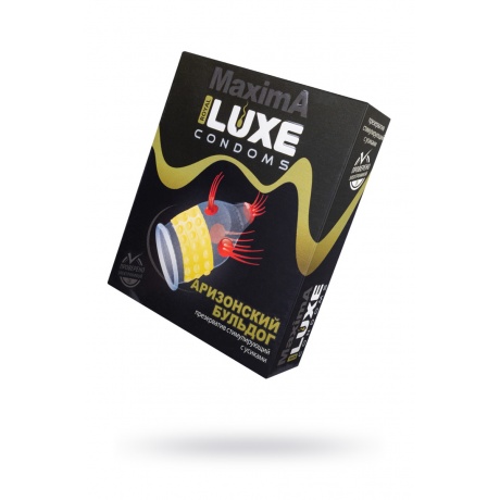 Презервативы Luxe Maxima Аризонский Бульдог №1, 1 шт - фото 1
