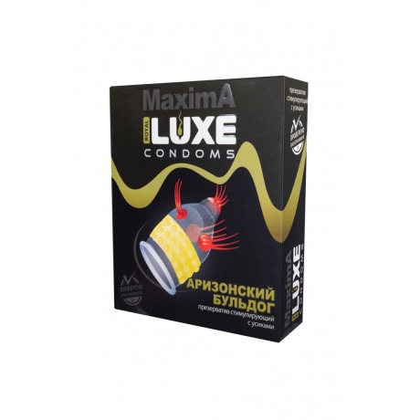 Презервативы Luxe Maxima Аризонский Бульдог №1, 1 шт - фото 4
